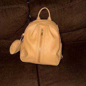 TAN BACKPACK… new w/tags